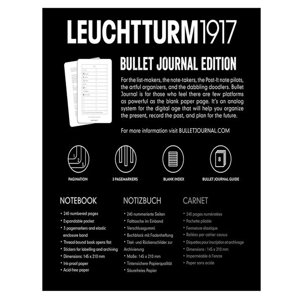 Leuchtturm 1917 Dotted Bullet Journal