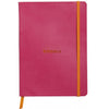 Rhodiarama Softcover A5 Lined Notebook Raspberry
