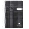 Clairfontaine Classic Wirebound Ruled Notebook - Black