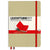 LEUCHTTURM1917 RULED A5 HARDCOVER NOTEBOOK - BICOLORE SAND-RED