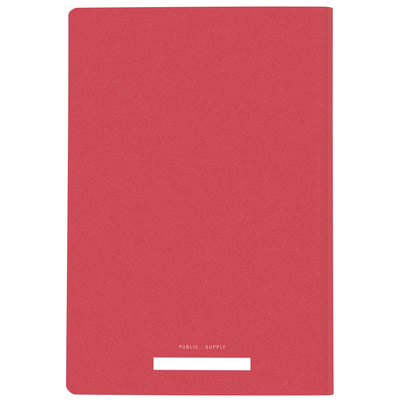 Public Supply 7x10 Notebook - Red