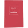 Public Supply 7x10 Notebook - Red