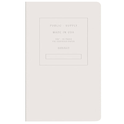 Public Supply Embossed Collection - White