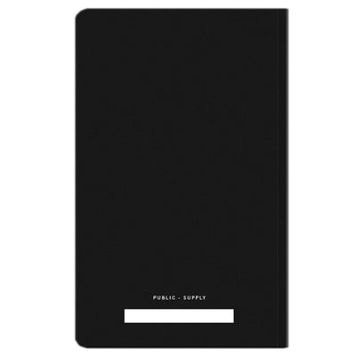 Public Supply 5x8 Notebook - Black