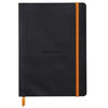 Rhodiarama Softcover A5 Lined Notebook Black