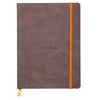 Rhodiarama Softcover A5 Lined Notebook Chocolate