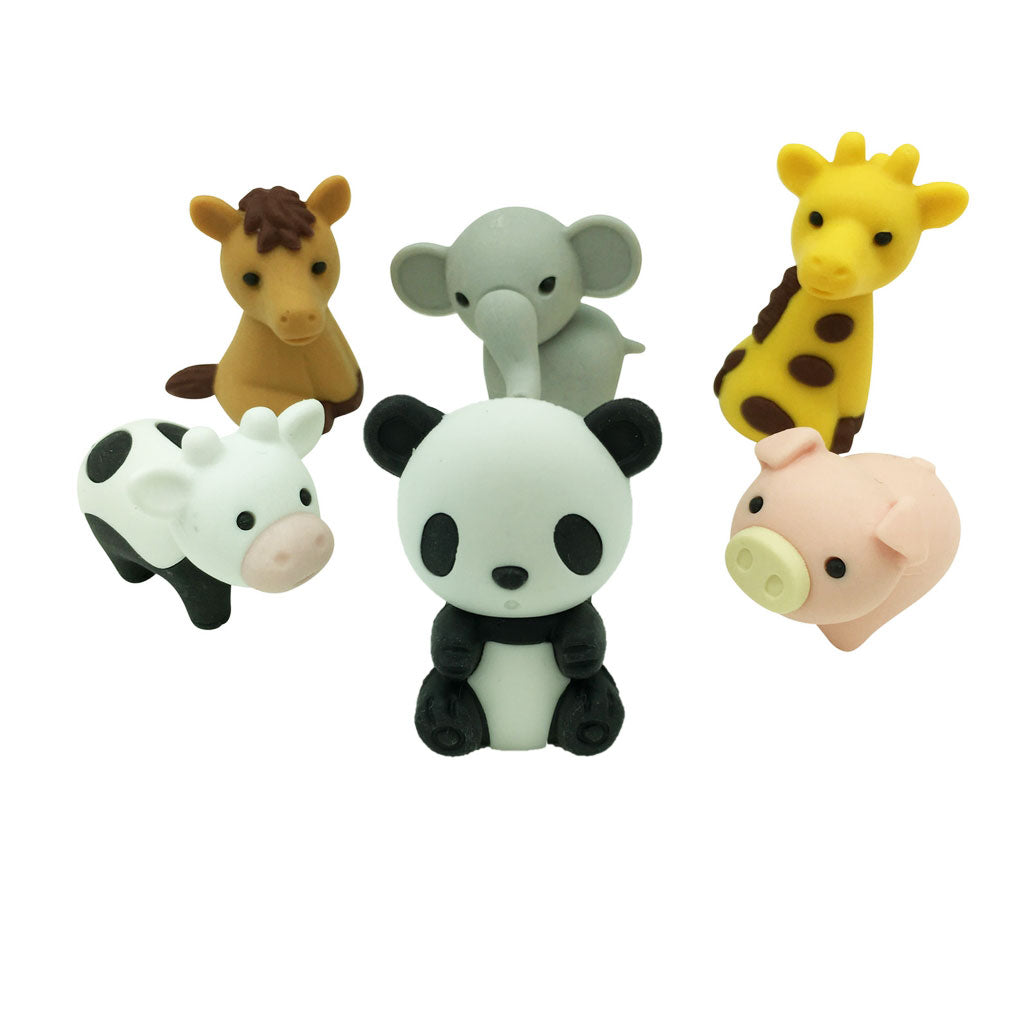 Japanese Stationery Small Toys Iwako Japanese Erasers Animal Collection ...