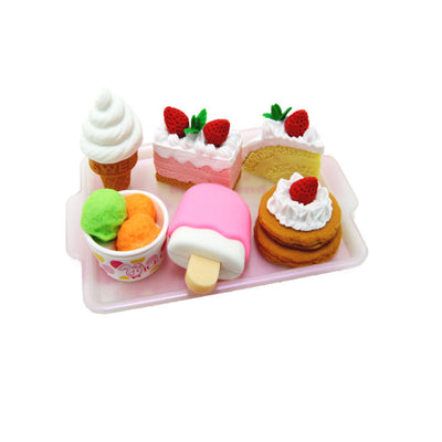 Iwako Dessert Eraser Set with Tray