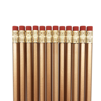 Preppy Prodigy Pencils - Gold